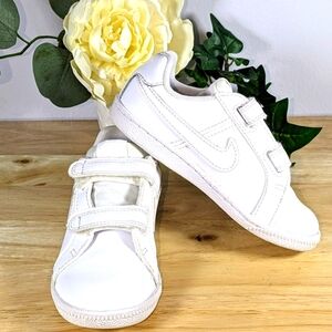 Nike COURT ROYALE TDV Infant Toddler White Athletic Shoes